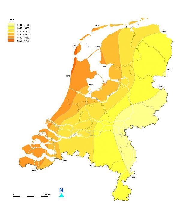Zonuren Nederland