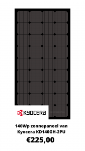 140Wp zonnepaneel van Kyocera KD140GH-2PU
