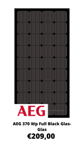 AEG 370 Wp Full Black Glas-Glas