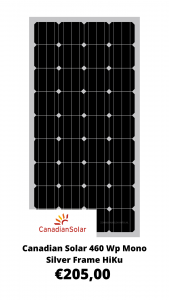 Canadian Solar 460 Wp Mono Silver Frame HiKu