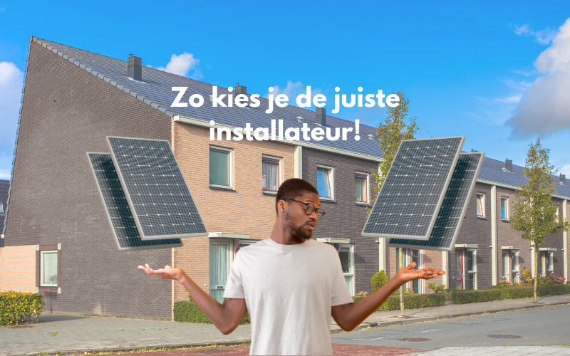 zonnepanelen installateurs vergelijken
